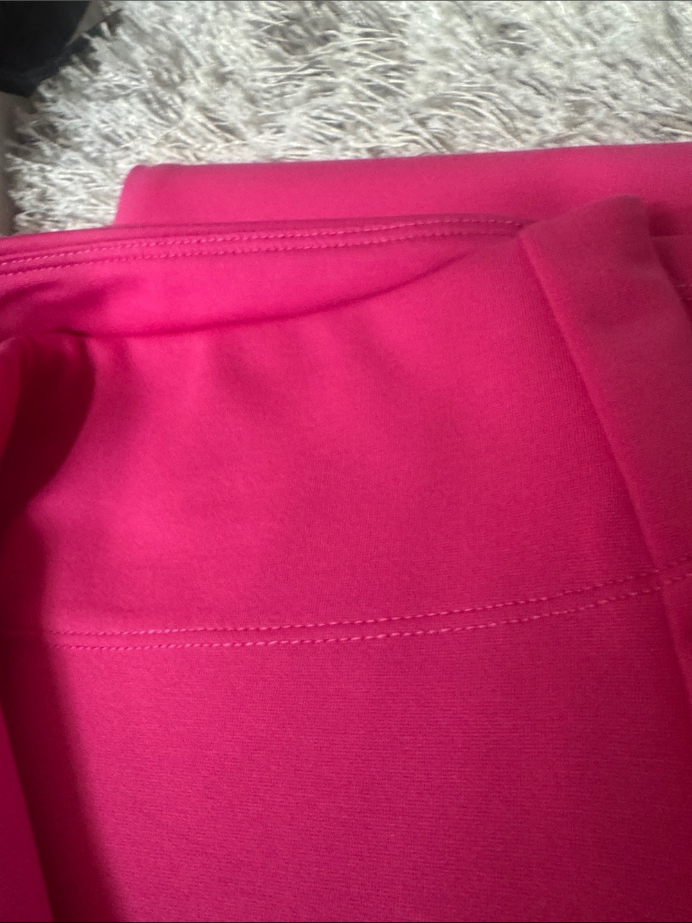 HALARA Women's Hot Pink Stretch Jeggings - Picture 2 of 3